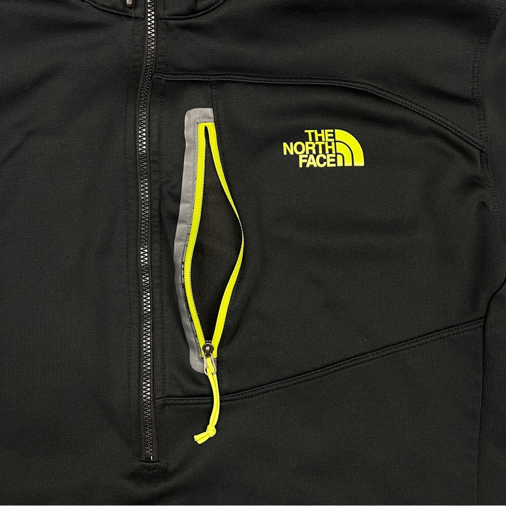 The North Face Sweatshirt Men’s XL 1/2 Half Zip Pullover Black Yellow Gray‎ - Picture 6 of 13